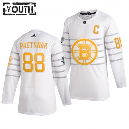 Boston Bruins Dresy David Pastrnak 88 Bílá Adidas 2020 NHL All-Star Authentic - Dětské
